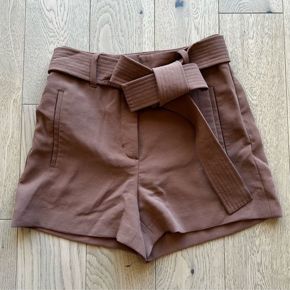 ✨5 for $60✨ Aritzia Wilfred Jallade High Waist Shorts with Elegant Bow size 0